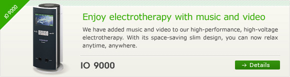 IO 9000　Enjoy electrotherapy with music and video